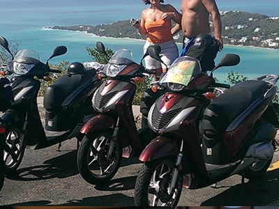 Scooter and Motorbike rentals in Saint Thomas US Virgin Islands